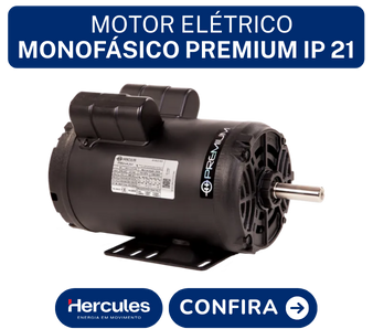 Motor Elétrico Monofásico Premium IP 21