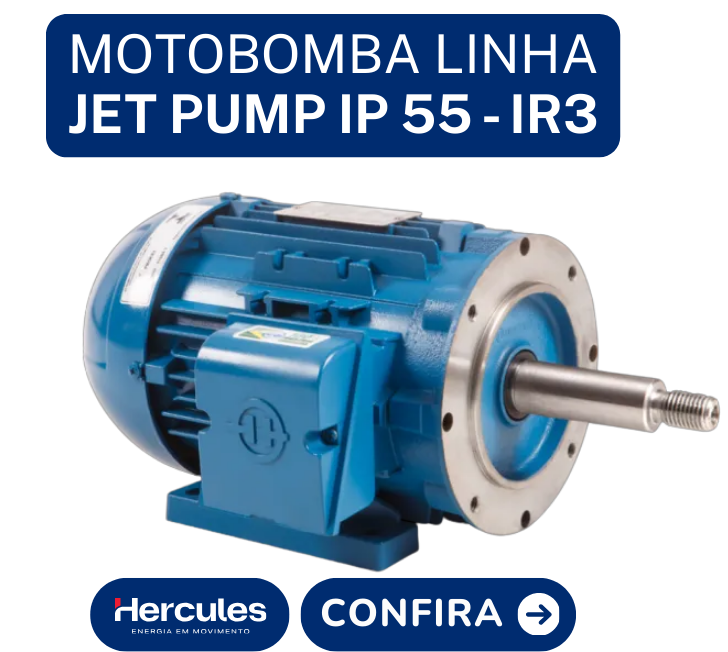 Motobomba Linha JET PUMP IP 55 - IR3 (Hércules)